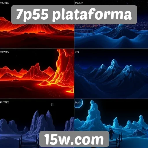 Evolução dos gráficos na 7p55 plataforma